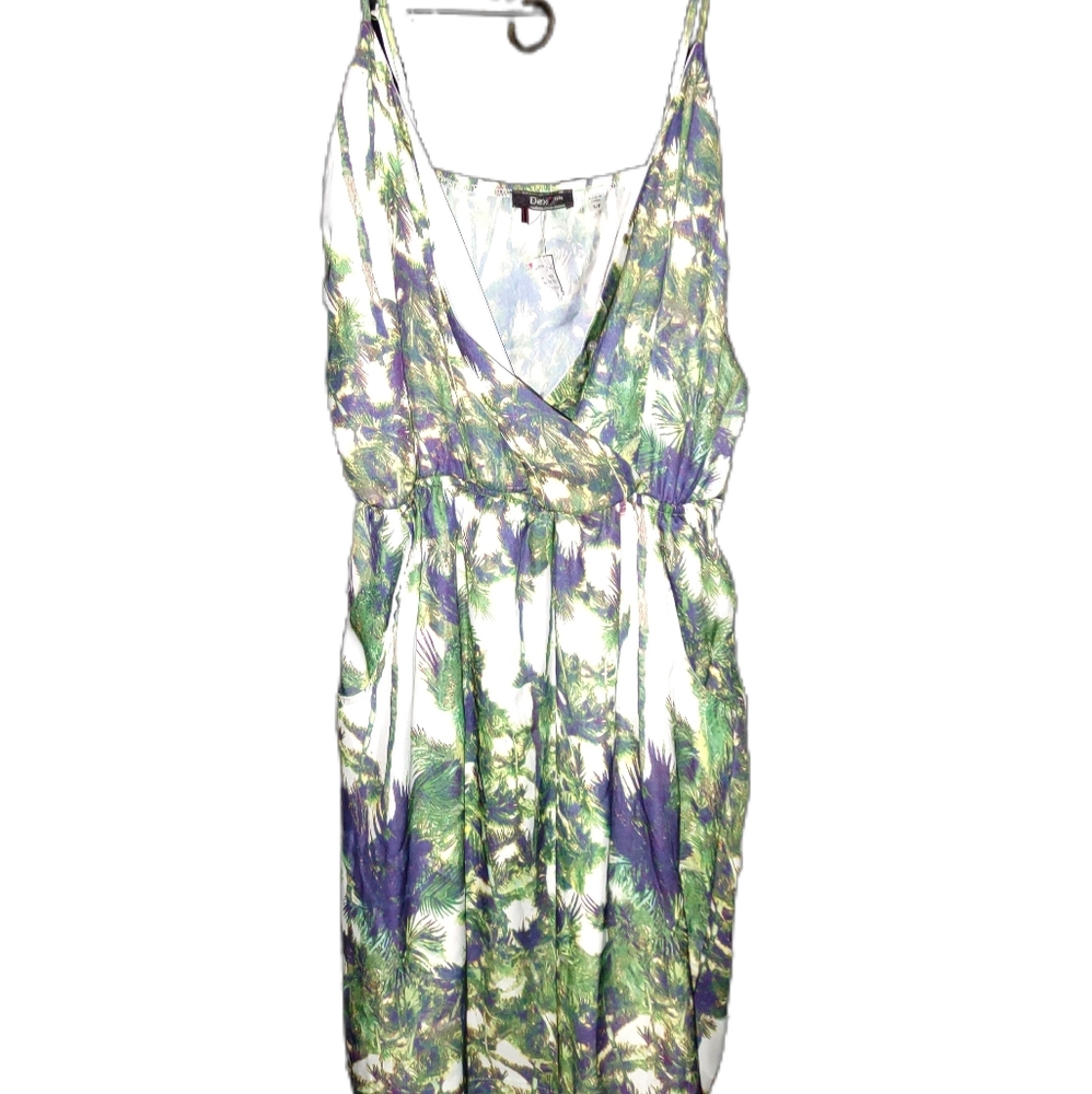 DEX Palm Tree Dress with Pockets